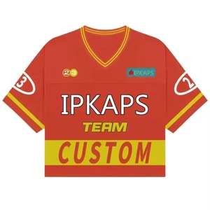 Nuevas Camisetas Deportivas de Fútbol de Alta Calidad, MOQ Bajo, Personalizadas por Sublimación, 100% Poliéster, Manga Corta, Cuello en V, Tallas Grandes, Uniformes para Equipos, Todas las Temporadas - Product Image 2