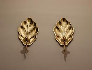 ชุดเชิงเทียนเหล็กทำมือเคลือบทองตกแต่งบ้านสไตล์โมเดิร์น โคมไฟติดผนัง ของตกแต่งคริสต์มาส - Product Image 1