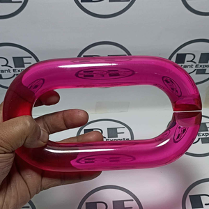 Cadena de Eslabones de Resina Epoxi Transparente Artística de Alta Calidad, Multicolor, de Gran Tamaño, para Colgar en la Pared, Decoración DIY Hecha a Mano - Product Image 1