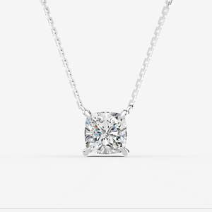 Nuevo Colgante Solitario Clásico de Alta Calidad con Cojín de Diamantes en Oro Blanco de 18K para Fiesta Nupcial, Joyería, Colgantes y Dijes de Moissanita - Product Image 1