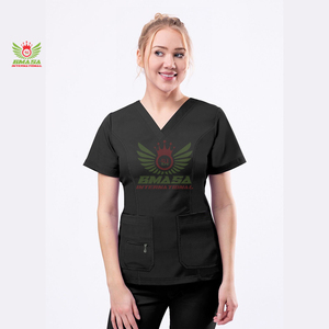 Meilleures ventes : Ensemble de blouses d'infirmière unisexe personnalisées, respirantes et extensibles, en Spandex médical, uniformes chirurgicaux d'hôpital, Needle - Product Image 4