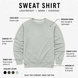 เสื้อสเวตเชิ้ตผู้ชายแบบมีฮู้ด แขนเสื้อแบบแร็กแลน สีพื้น ผ้าถัก คอตตอน ทรงหลวม สวมใส่สบาย เหมาะสำหรับฤดูหนาว ผ้าฟลีซ ระบายอากาศได้ดี - Product Image 6