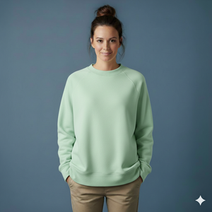 <b>Womens</b> Oversized Mockneck Contemporary Pullover <b>Top</b> with Premium Comfort and Casual Wardrobe Appeal - Product Image 4