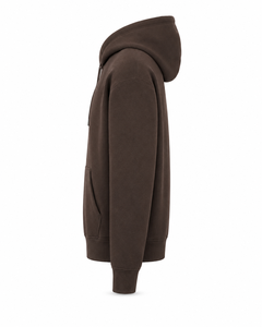 Pull à capuche en coton épais tricoté pour homme, avec logo personnalisé, poche kangourou avant, style streetwear, service OEM/ODM - Product Image 6