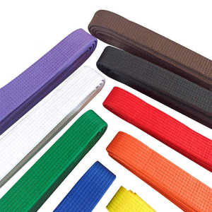 OEM Wholesale 100% Cotton Martial Arts Belts Custom Double <b>Wrap</b> Judo Karate Taekwondo BJJ Belts - Product Image 6
