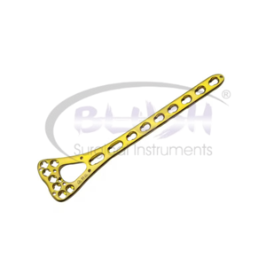 Plaques de blocage orthopédiques à angle de 2,4 mm pour radius distal volaire à deux colonnes, 2 ou 6 trous, L/R, 2,7 mm, lot de 10 pièces, par Blush Surgical - Product Image 2