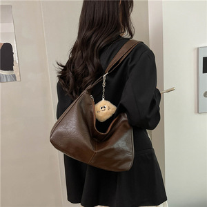 Proveedor Mayorista de Bolsos de Hombro para Mujer, Estilo Coreano, Vintage, Versátiles, Material PU, Impermeables, con Correa Ajustable - Product Image 2