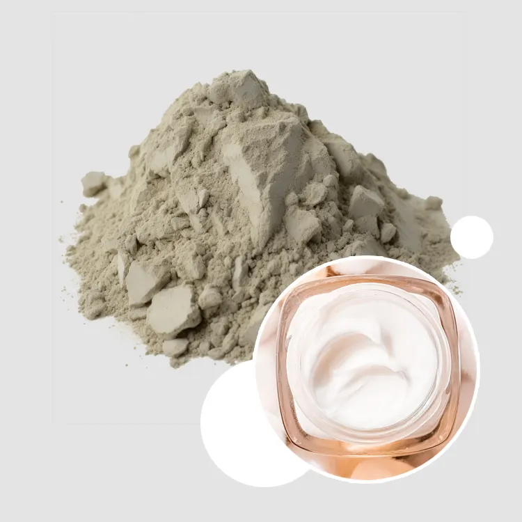 Penjualan laris 2023 bubuk tanah liat bentonit kalsium alami dengan kelas kosmetik untuk penggunaan kulit oleh eksportir India