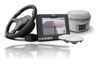 Système de direction automatique portable FJ Dynamics AT2 avec kit de commande au volant, module d'affichage et GPS Rover pour tracteur agricole de précision