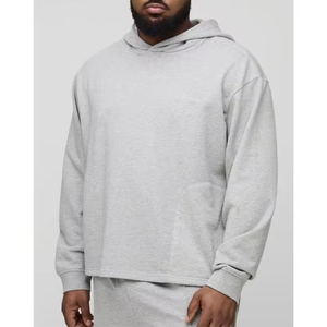 เสื้อฮู้ดผ้าฝ้ายหนาสำหรับผู้ชาย ชุดออกกำลังกาย ชุดกีฬาลำลอง เสื้อฮู้ดแบบสวมพร้อมกางเกง เสื้อสเวตเชิ้ต ชุดวิ่งออกกำลังกาย - Product Image 1