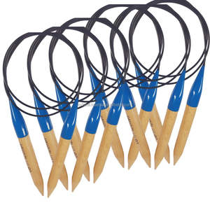 Agujas de tejer de madera con cable, listas para usar, con cable sin memoria. Ideal para marcas privadas y programas de venta minorista internacionales. - Product Image 5