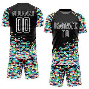 Men Soccer Uniform Sublimated Pakistan Made Gradient Color Top Trending Premium Quality Wholesale Soccer Uniform for Team Wear - Product Image 2
