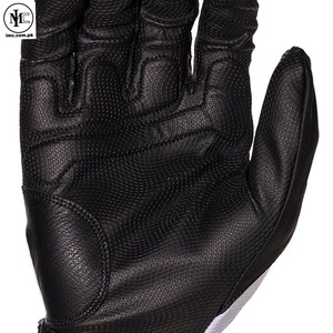 ถุงมือตีเบสบอลหนังแท้ Pro Fit พร้อมแผ่นเสริมฝ่ามือ จับกระชับ ข้อมือยืดหยุ่นสำหรับการตี - Product Image 6