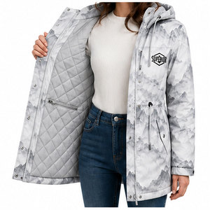 Chaqueta Parka Casual de Invierno para Mujer, Corte Regular, con Capucha y Forro Acolchado Cálido y Cómodo para el Uso Diario - Product Image 6