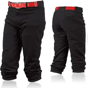 Top Quality <b>Men's</b> Baseball\Softball Pants Adults Wear Button Closure Durable Knee Length Sublimation Custom Baseball <b>Knickers</b> - Product Image 3