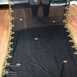 Hot selling products Hand work Garbasar <b>chiffon</b> <b>scarf</b> customize designs on wholesale - Product Image 6