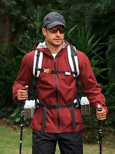 Impermeable Ecológico Reutilizable de Tela de Loto, Cortavientos, Chubasquero Largo para Hombres y Mujeres, Ropa para Lluvia, Senderismo y Camping - Product Image 3