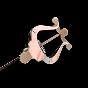 Support de lyre en acier inoxydable poli pour tuba/euphonium - Product Image 3