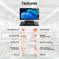 Écran tactile capacitif d'ordinateur Zuljana AIO robuste panneau PC industriel de 15.6 pouces