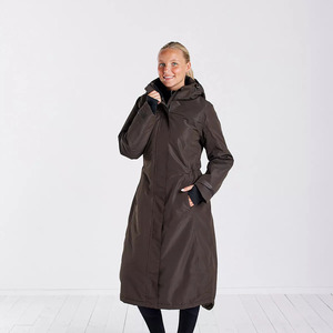 Abrigo largo para montar a caballo para mujer, abrigo ecuestre de invierno con capucha, impermeable. |   Chaqueta de Equitación para Entrenamiento - Product Image 1