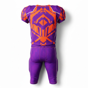 Wholesale Custom American Football Uniform High Quality Sublimation Printed Team Gear Professional Player <b>Game</b> Set - Product Image 3