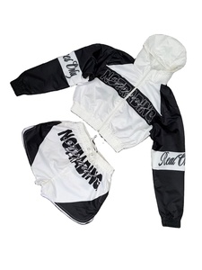 2 Piece Reflective Tracksuit Windbreaker <b>Shorts</b> Set 100% Nylon Mid Waist Drawstring Closure Casual Men's Windbreaker <b>Shorts</b> - Product Image 2