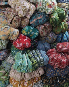 Ensemble de trousses de maquillage pour femmes, 3 pièces, trousse de toilette, 100% coton, trousse à fermeture éclair, trousse à accessoires cosmétiques matelassée, trousse multifonction - Product Image 5