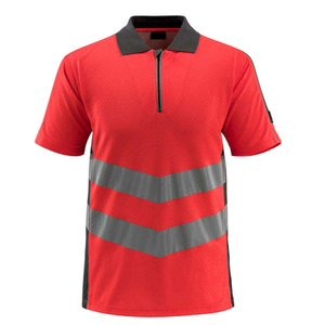 Camisetas Polo de Manga Corta Reflectantes con Bolsillo en el Pecho, Tejido Transpirable para Seguridad Vial, Directo de Fábrica, para Hombre - Product Image 6