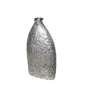 Handmade Aluminum Decorative <b>Vase</b> with <b>Unique</b> Texture for Contemporary Home Display - Product Image 1