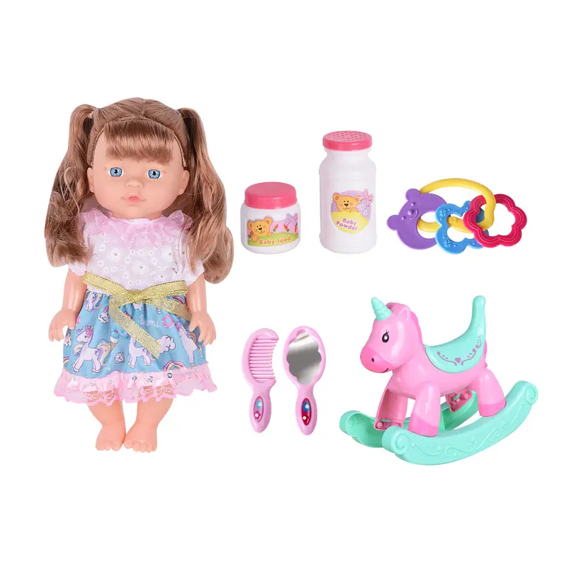 EPT Kids Hot-Selling Neugeborene Pretend Play 12 Zoll Lovely Pee Doll Toys Mädchen Mode Schöne Baby Doll Girl für Kinder