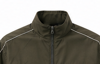 Chaqueta Casual de Alta Calidad para Hombre, Cuello Alto, Cierre de Cremallera, para Otoño - Product Image 2