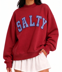 <b>Top</b> Trending Women Oversized <b>Mock</b> <b>Neck</b> Sweatshirt Drop Shoulder 100% Cotton Heavyweight Pullover <b>Top</b> - Product Image 1