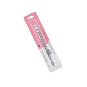 Empujador de Cutículas Profesional de Acero Inoxidable de Doble Punta, Rectangular Plano con Punta en Forma de Lanza, Herramienta de Manicura Reutilizable Premium - Product Image 3