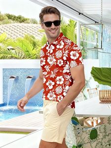 Men's Hawaiian Polo <b>Shirts</b> <b>Funny</b> Summer Dry Fit Moisture Wicking <b>Golf</b> <b>Shirt</b> - Product Image 2