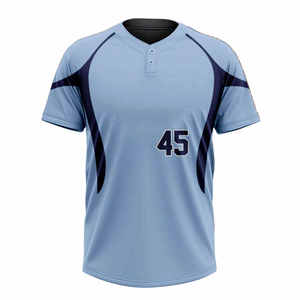 Uniforme de Béisbol para Hombre, Estilo 2026, Venta al Por Mayor, Jersey de Béisbol Retro con Dos Botones, Conjunto de Pantalones, Uniforme de Béisbol Personalizado - Product Image 2