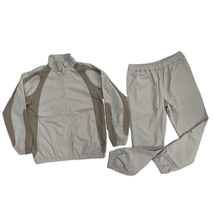 Conjunto Deportivo de Chaqueta y Pantalón de Chándal para Hombre, Estilo Holgado, 100% Nailon, Resistente al Viento, para Correr y Hacer Ejercicio - Product Image 1