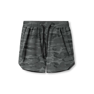 Pantalones Cortos de Hombre 2026, Estampado de Camuflaje, Secado Rápido, con Cordón en la Cintura y Bolsillos, Casuales, de Poliéster Tejido - Product Image 1