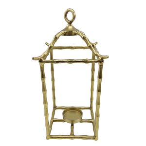 Farol Colgante Tradicional de Latón, Ideal para Decoración de Templos, Iluminación Festiva y Diseño Interior Étnico - Product Image 2