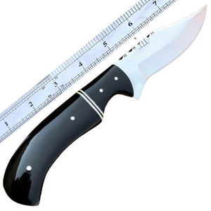 Custom Size Premium Quality Handmade Stainless Steel Serrated Edge Hunting Skinner <b>Knife</b> Wood Handle Clip Point OEM Leather - Product Image 3
