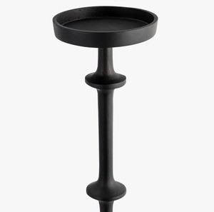 Modern Black Matte Metal <b>Candle</b> Stand Circular Design Home Decoration At <b>Cheap</b> Price - Product Image 4