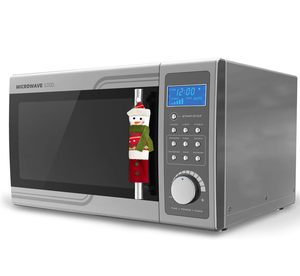 Housses de poignée de réfrigérateur Bonhomme de neige de Noël, décorations festives pour poignées d'appareils de cuisine, pour réfrigérateur, four à micro-ondes, décoration de fêtes - Product Image 6