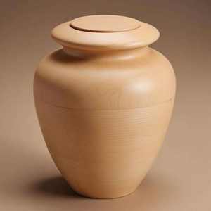 Urna Funeraria de Madera con Acabado Oscuro Clásico, Cuerpo Redondeado y Elegancia Conmemorativa Tradicional - Product Image 6
