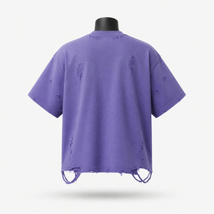 เสื้อยืดผู้ชายแขนสั้นผ้าฝ้าย 100% คุณภาพสูง ระบายอากาศได้ดี เป็นมิตรกับสิ่งแวดล้อม พิมพ์ลายดิจิตอลด้านหน้า ไม่หดตัว - Product Image 5