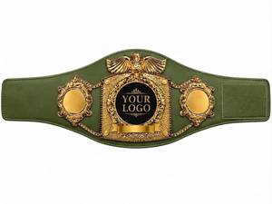 Ceinture de championnat en cuir personnalisée, ceinture de championnat de lutte, ceinture de championnat MMA personnalisée avec logo, ceinture de lutte avec logo personnalisé - Product Image 3