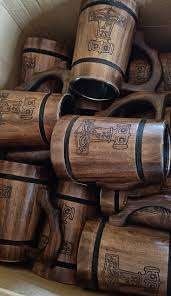 Mug en bois écologique pour café et thé, style rustique, tasse en bois naturel, articles de boisson par Craft World Export - Product Image 5