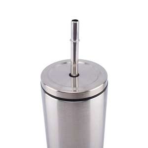 Gobelets isothermes fins personnalisés Bold Blossom de 20 oz en acier inoxydable avec couvercle à paille, vente en gros Inde - Product Image 3