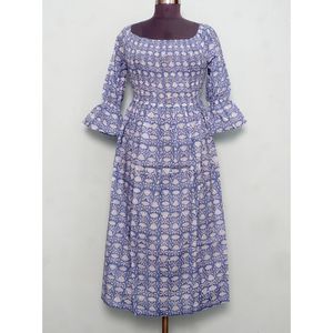 Vestido Maxi de Verano para Mujer, Cuello Cuadrado, 100% Algodón, Ecológico, Transpirable, de Excelente Calidad, Tejido Ligero y Cómodo - Product Image 1