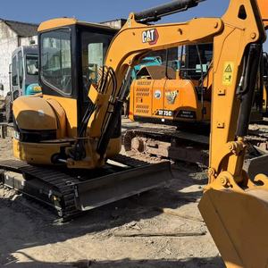 Mini-excavatrice CAT 303.5 CR de haute qualité, 17,6 kW, 23,6 CV, excavatrice compacte sur chenilles avec moteur EPA Tier 4 pour la construction, prix bas - Product Image 1