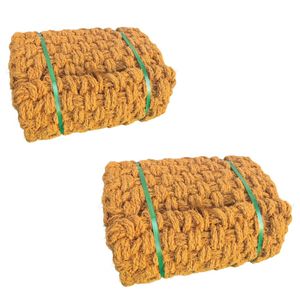 Tapis en fibre de coco tissé à la main, best-seller, 100% fibre de coco, antidérapant, écologique, pour la protection des pentes, vert - Product Image 1
