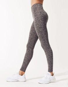 Leggings imprimés taille haute pour femmes, pantalons de yoga sportifs extensibles pleine longueur, motif floral tropical, design bleu et orange - Product Image 1